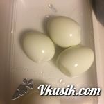Шаг 1 (Кулинарный рецепт с фото - Снеговик на праздничный стол)